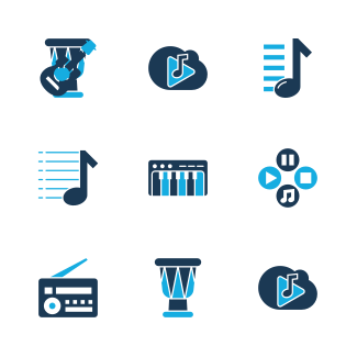 Music 2 icons pack