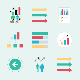 Charts and Diagrams icons pack