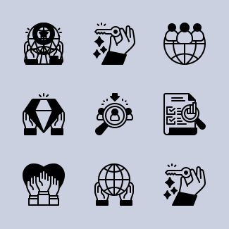 Business And Mission icons pack
