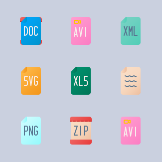 Files icons pack