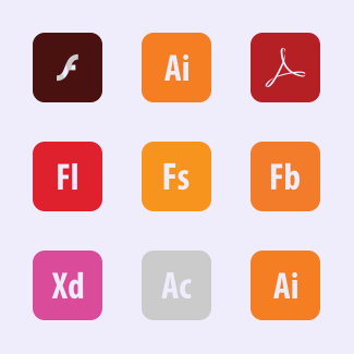 Adobe Rounded icons pack