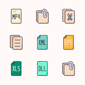 Files icons pack