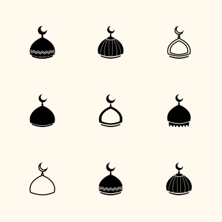Masjid Dome icons pack