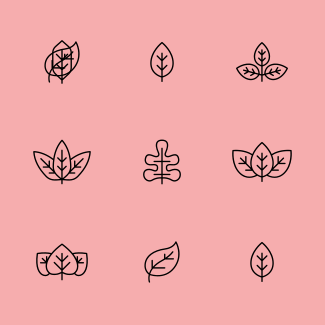 Leaf icons pack