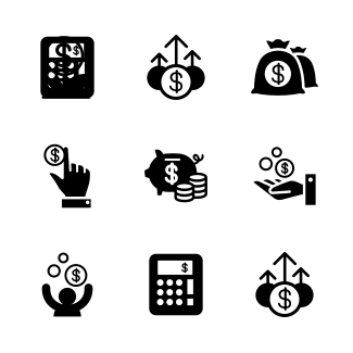 Financial Investment icons pack