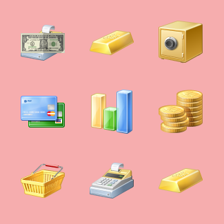 Finance icons pack