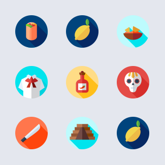 Cinco de mayo icons pack