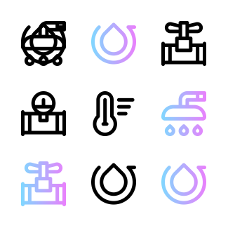 Plumber icons pack