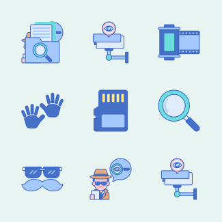 Private Investigator icons pack