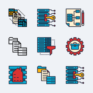 Business intelligence icons pack