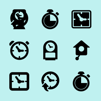 Watches icons pack