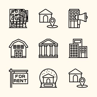 Real Estate icons pack