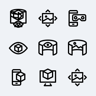 Virtual Reality icons pack