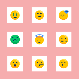 Emoji icons pack