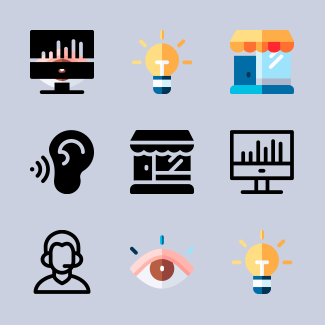 Marketing icons pack