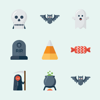 Halloween icons pack