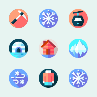 Alaska icons pack