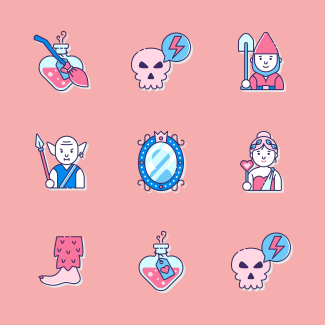 Supernatural icons pack