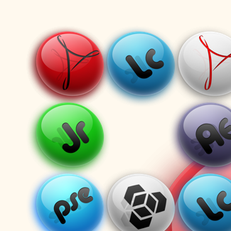 Qure for Adobe Creative Suite icons pack