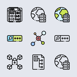 Big Data icons pack