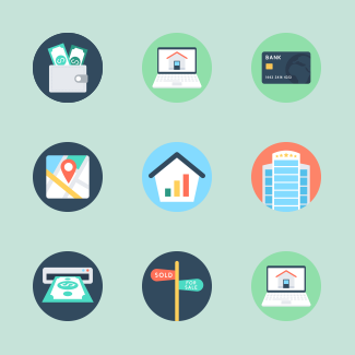 Real Estate icons pack