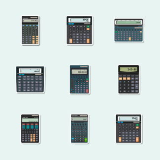 Calculator vol 4 icons pack