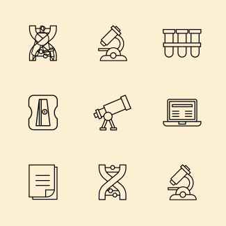 Education icons pack