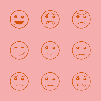 Smiley face icons pack