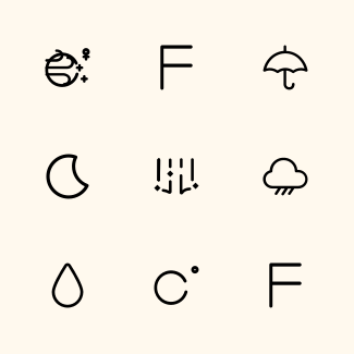 weather UI Kit icons pack