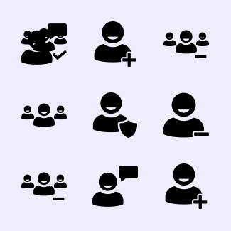 Users icons pack