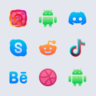 Social media icons pack