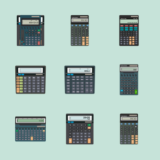 Calculator Vol 4 icons pack