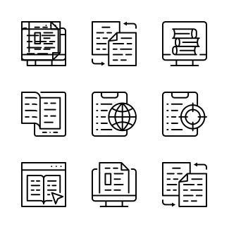 Electronic Learning icons pack