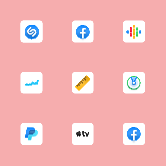 Apple iOS app Big Sur - Light icons pack