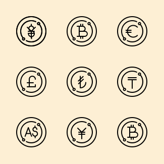 Currency icons pack