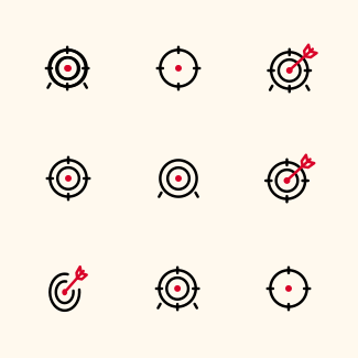 Target icons pack