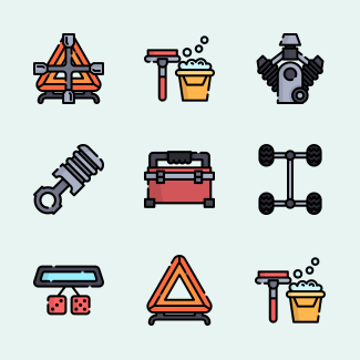 Mechanic Elements icons pack