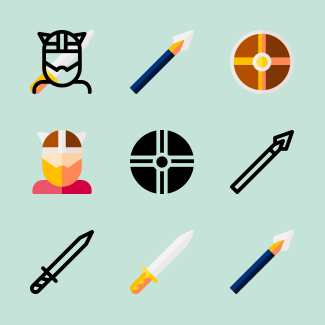 Viking icons pack