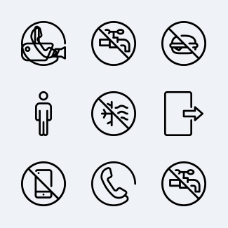 Pictograms icons pack