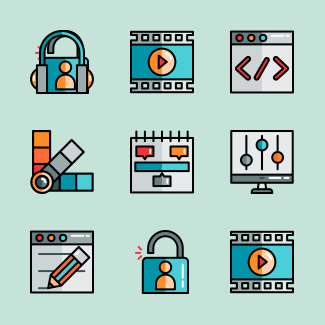 Web Design icons pack