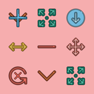 Pointers icons pack