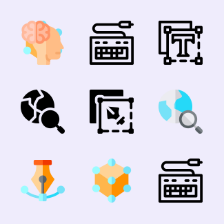 Creative Tools icons pack