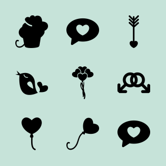 Love Is In The Air icons pack