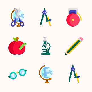 Back to school icons pack