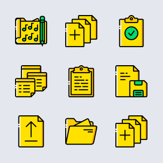 Files and folders icons pack