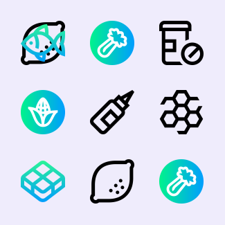 Allergies icons pack