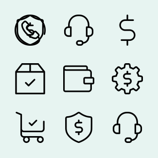 Ecommerce Set icons pack