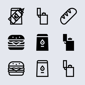 Barbecue icons pack