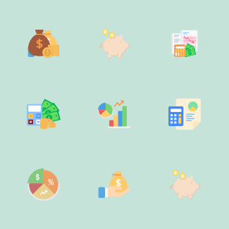 Finance icons pack