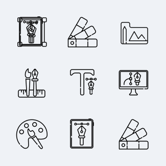 Graphic Design icons pack